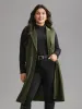 Solid Lapel Collar Pockets Coat sold by Bloomchic