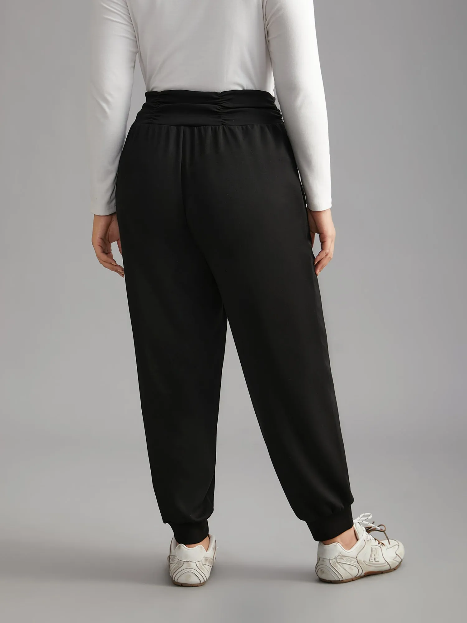 Supersoft Essentials Elastic Waist Pockets Jogger Pants sold by Bloomchic product image thumbnail 3