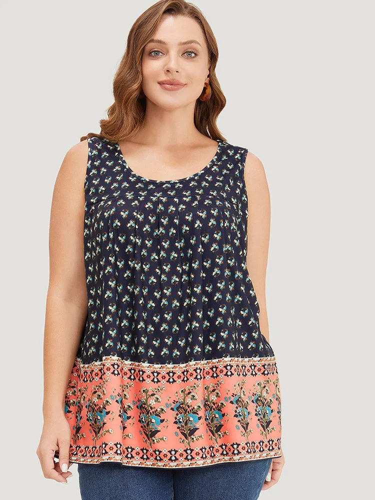 Bandana Print Round Neck Tank Top sold by Bloomchic product image thumbnail 2