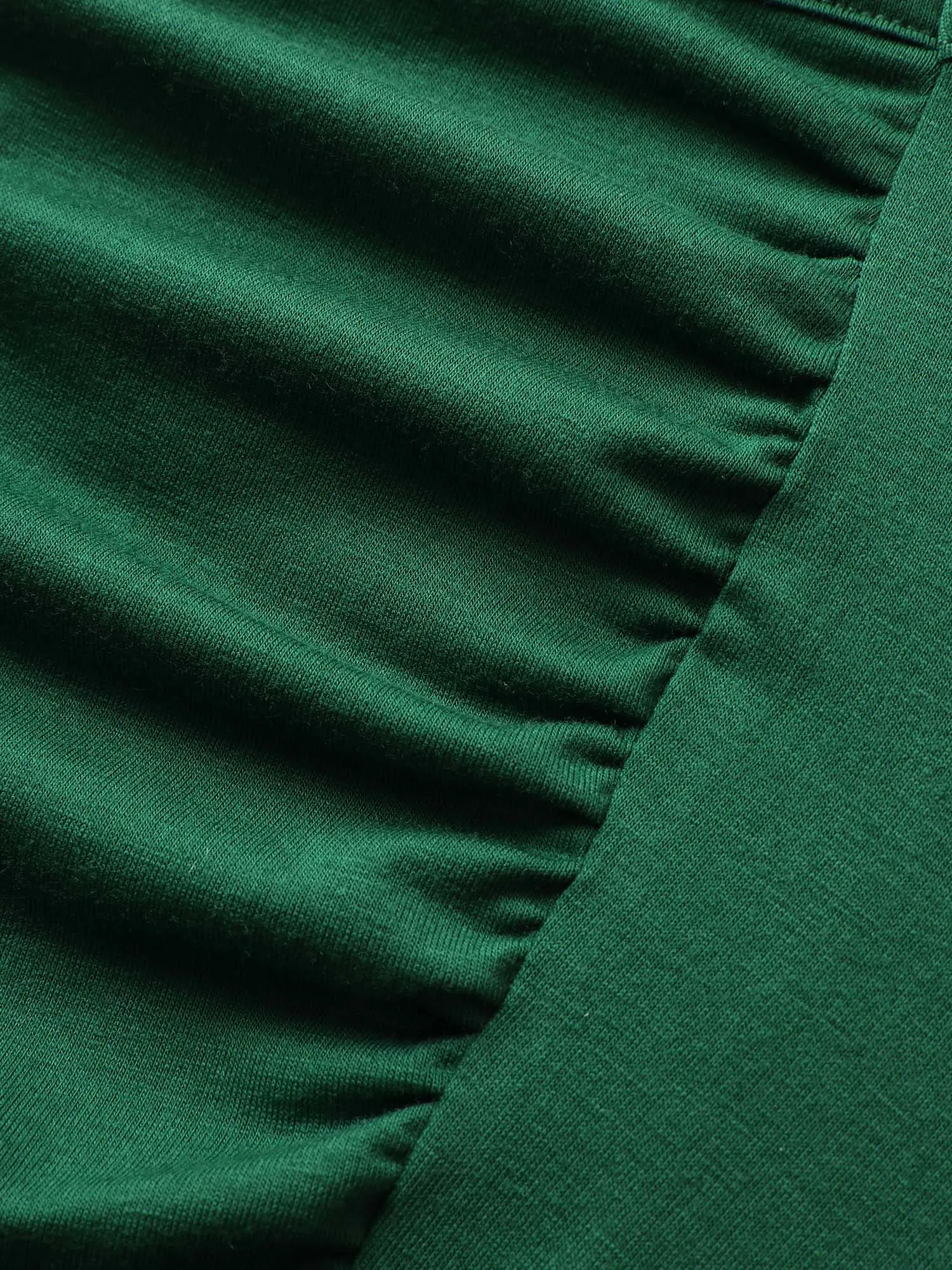 Solid Ruched Ruffle Hem Tank Top sold by Bloomchic product image thumbnail 5