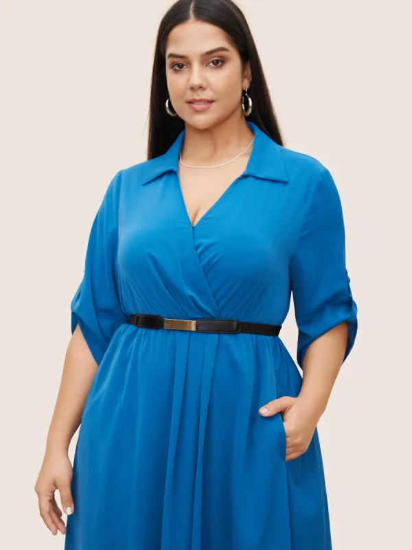 Metal Detail Stretchy Waist Belt sold by Bloomchic