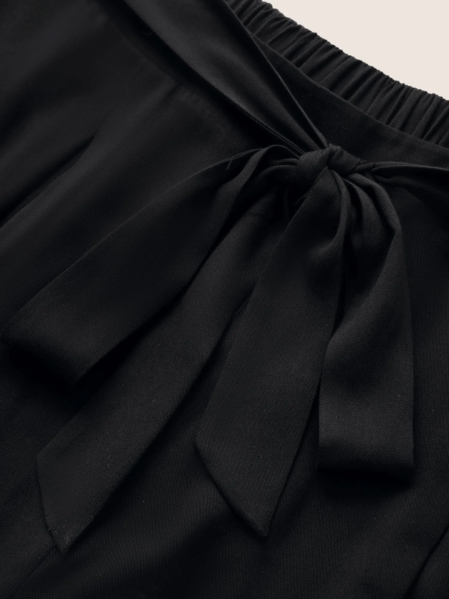 Floral Embroidered Ties Scalloped Trim Shorts sold by Bloomchic product image thumbnail 5