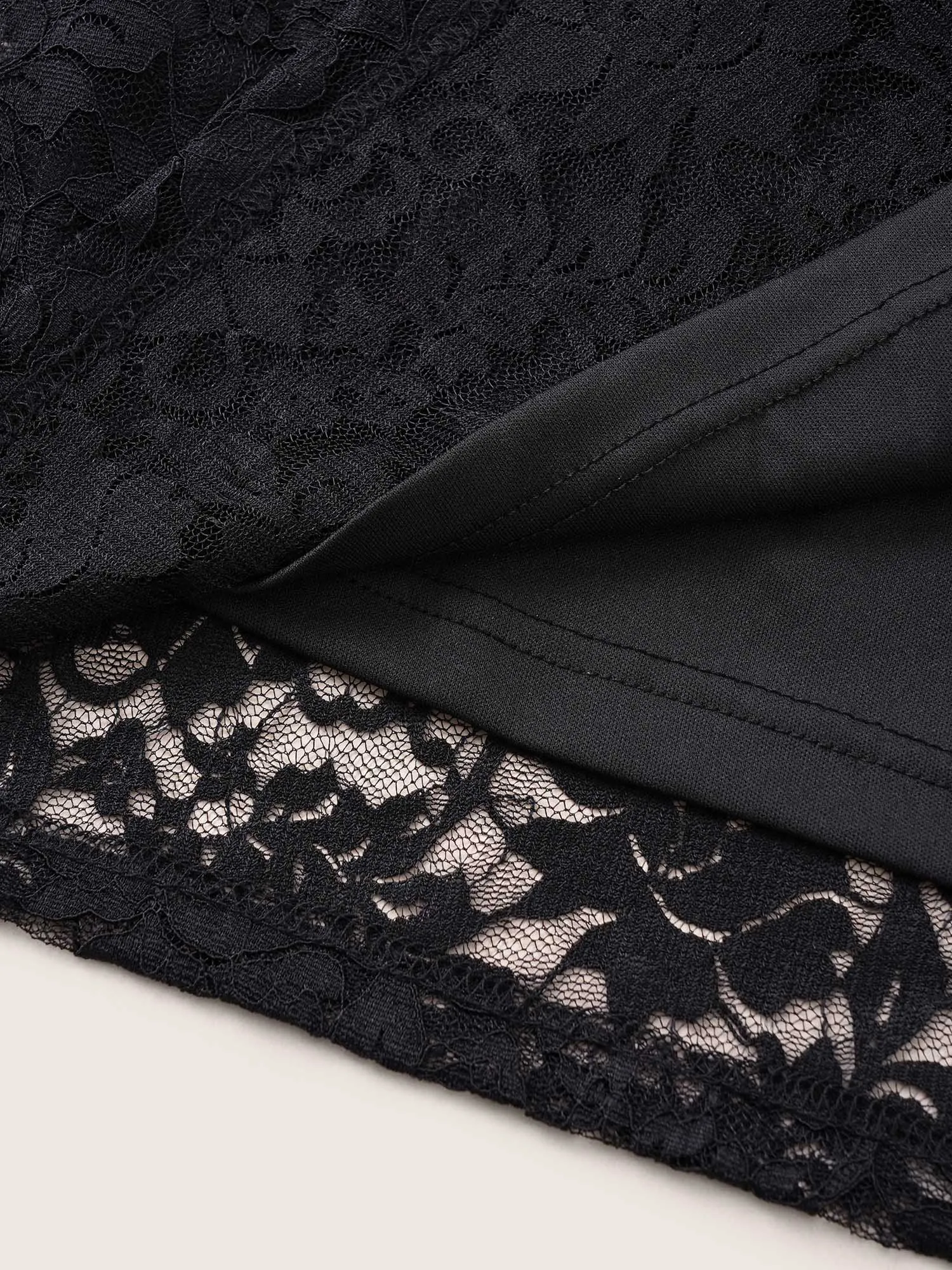 Solid Crochet Lace Plicated Detail Tank Top sold by Bloomchic product image thumbnail 5