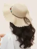 Shell Decor Scallop Trim Boho Straw Hat sold by Bloomchic