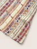 Bandana Striped Print Bell Sleeve Tunic Kimono sold by Bloomchic