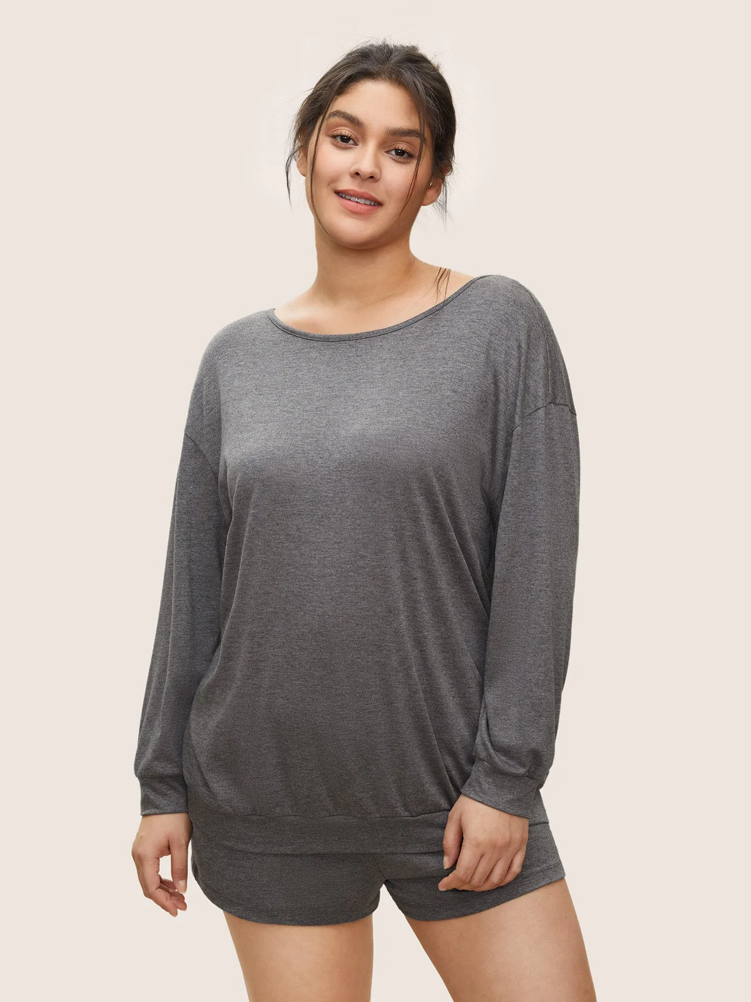 Plain Backless Bowknot Sleep Top sold by Bloomchic product image thumbnail 3