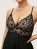 Star Guipure Lace Mesh Split Side Sleep Dress sold by Bloomchic