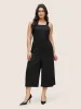 Solid Adjustable Straps Pocket Cami Jumpsuit sold by Bloomchic