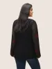 Rose Pointelle Knit Ties Scalloped Trim Cardigan sold by Bloomchic