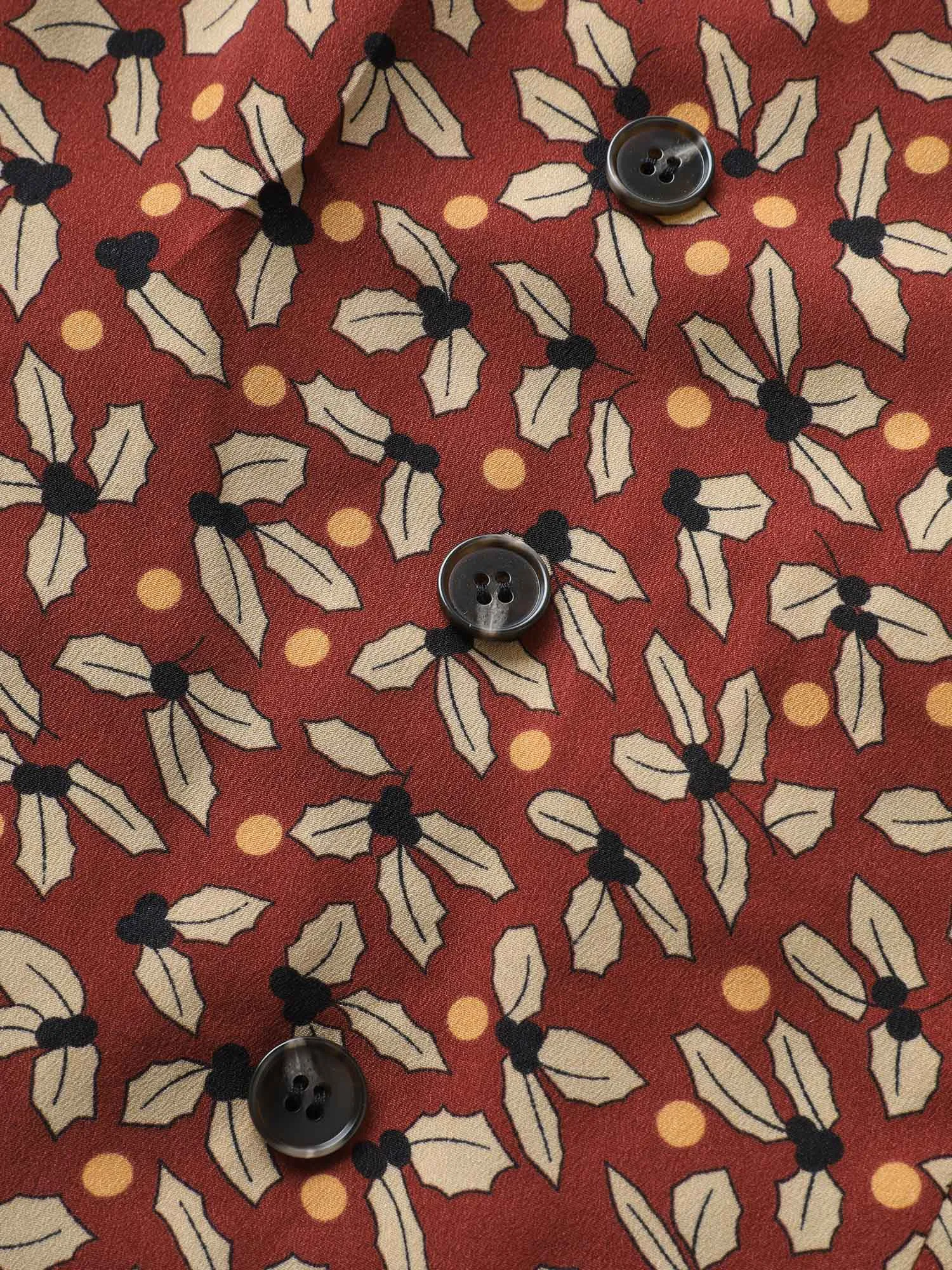 Geometric Graphic Button Detail Pocket Dress sold by Bloomchic product image thumbnail 5