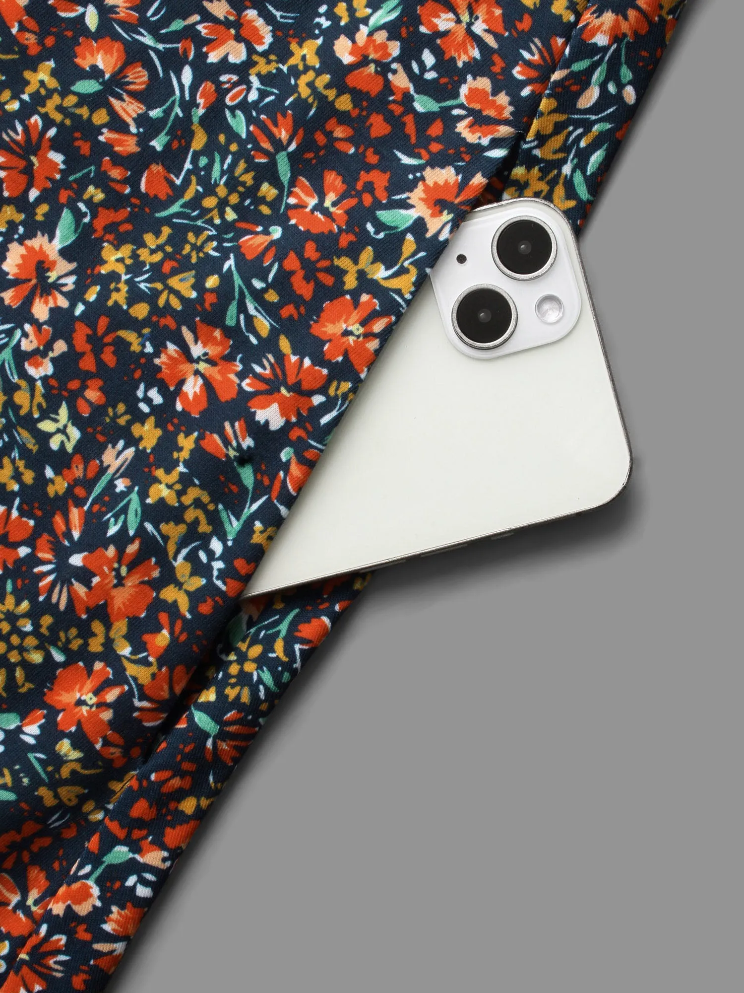 Ditsy Floral Drawstring Midi Dress sold by Bloomchic product image thumbnail 5