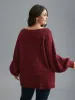 Cable Knit Dolman Sleeve Pullover sold by Bloomchic