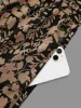 Floral Mock Neck Ruffles Pleated Waist Dress sold by Bloomchic
