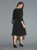 Lace Heart Neckline Pocket Midi Dress sold by Bloomchic