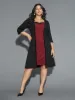 Lace Heart Neckline Pocket Midi Dress sold by Bloomchic