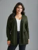 Cable Knit Open-Front Pocket Knit Cardigan sold by Bloomchic