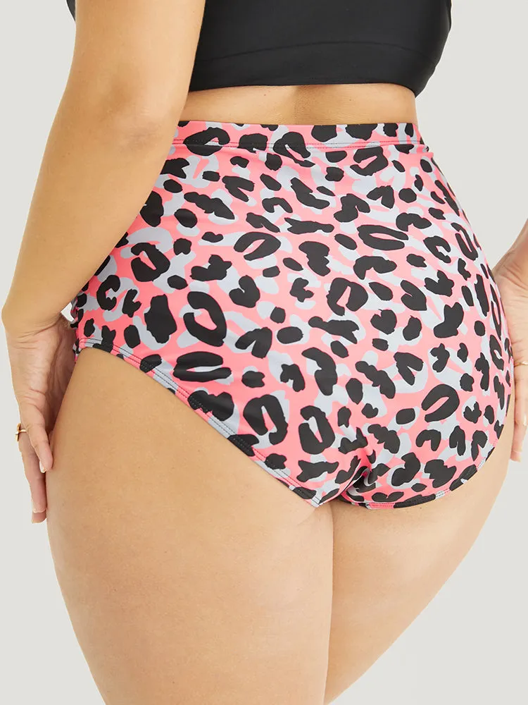 Leopard Print Ruched Detail Bikini Bottom sold by Bloomchic product image thumbnail 2