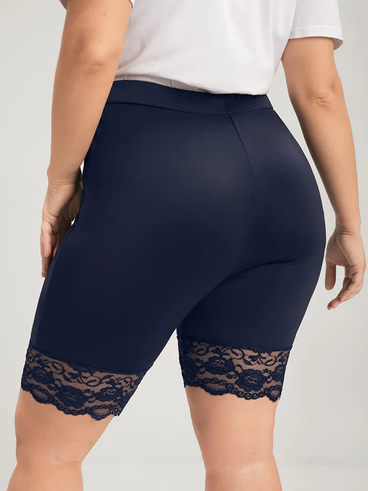 Solid Lace Insert Shorts sold by Bloomchic product image thumbnail 2