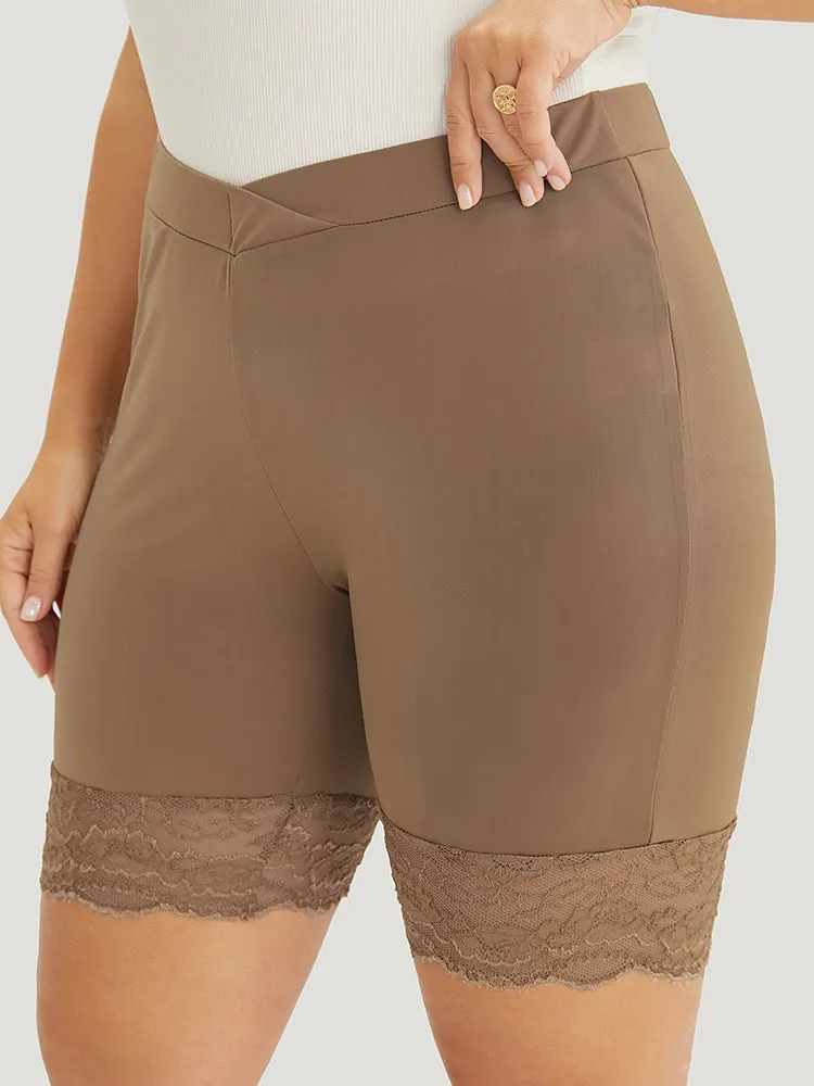 Solid Lace Insert Shorts sold by Bloomchic product image thumbnail 4