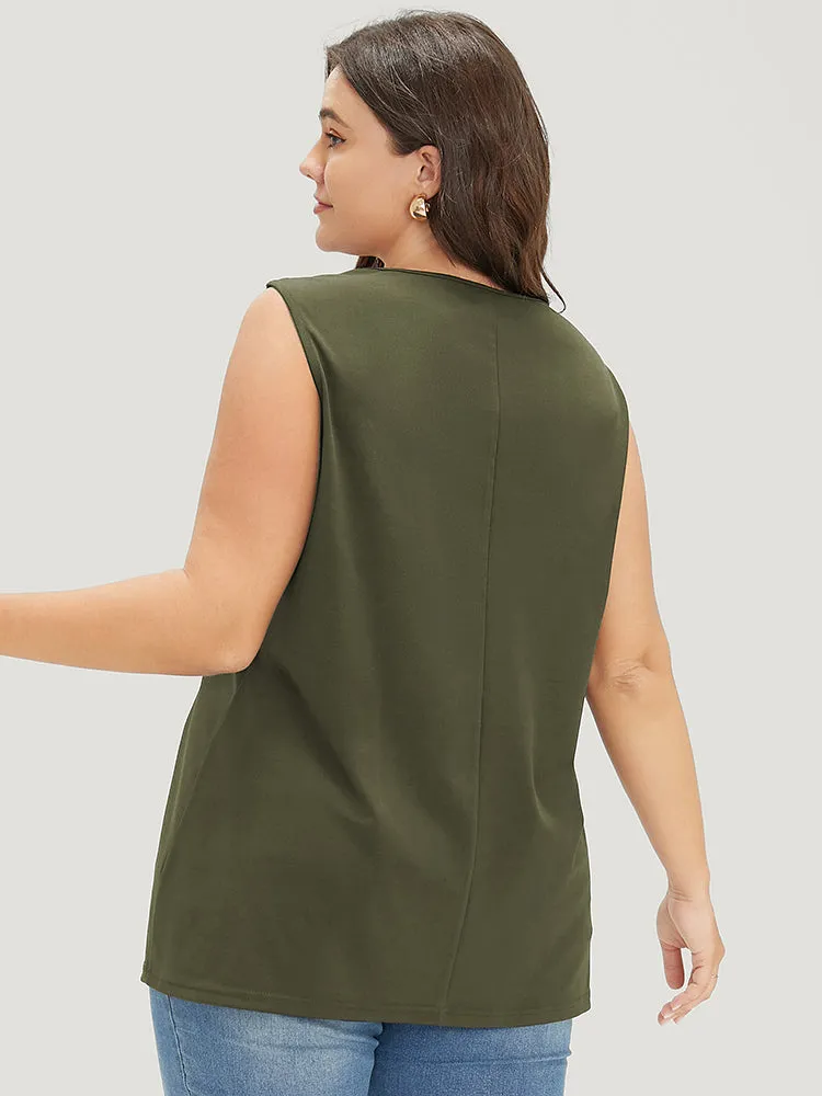 Plain Crochet Lace Tank Top sold by Bloomchic product image thumbnail 3