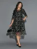 Floral Embroidered Ruffles Mesh Dress sold by Bloomchic