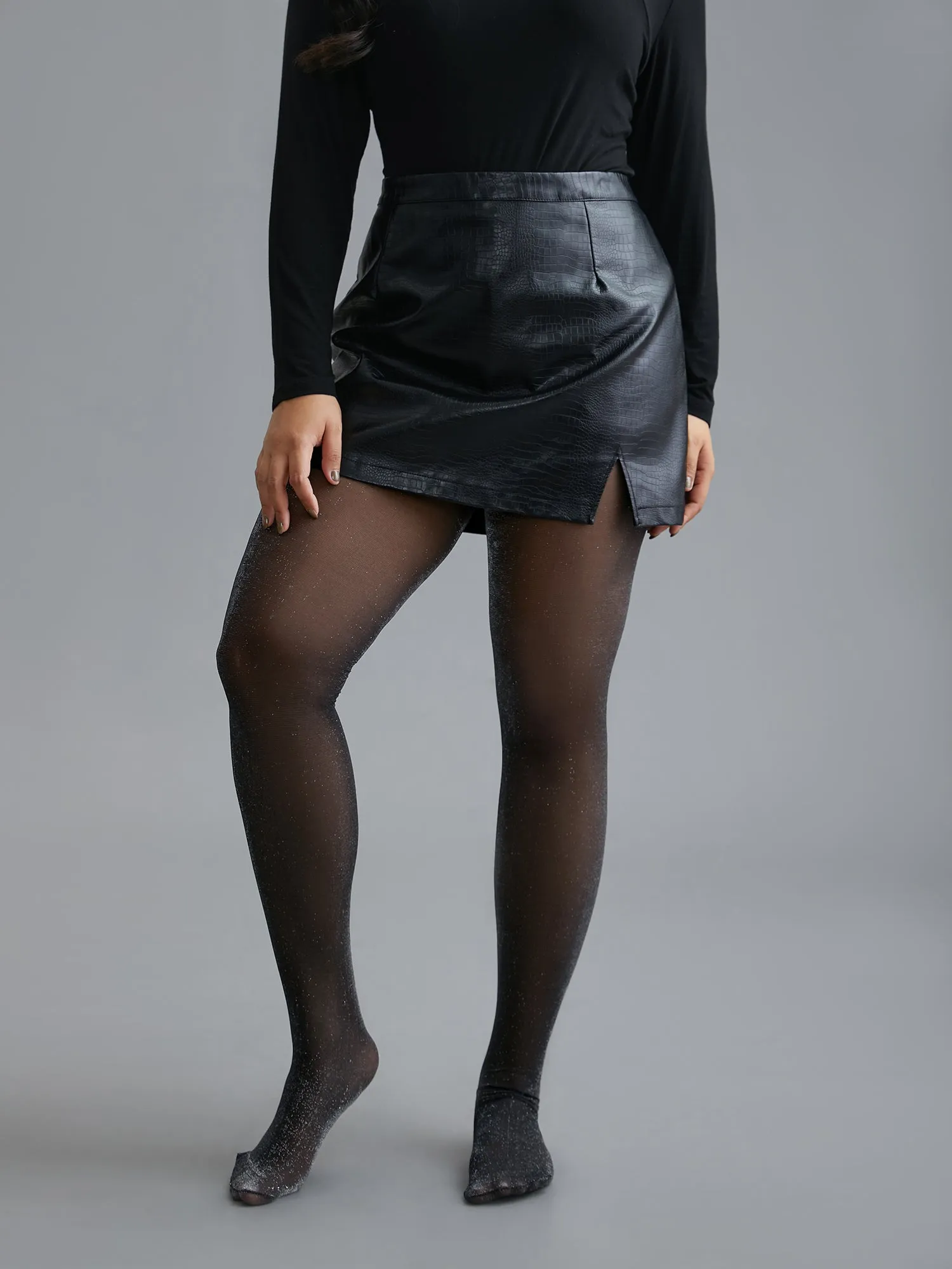 Pearl Shiny Sparkle Tights sold by Bloomchic product image thumbnail 3