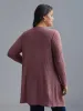 Lapel Collar Waffle Grid Open-Front Jacket sold by Bloomchic