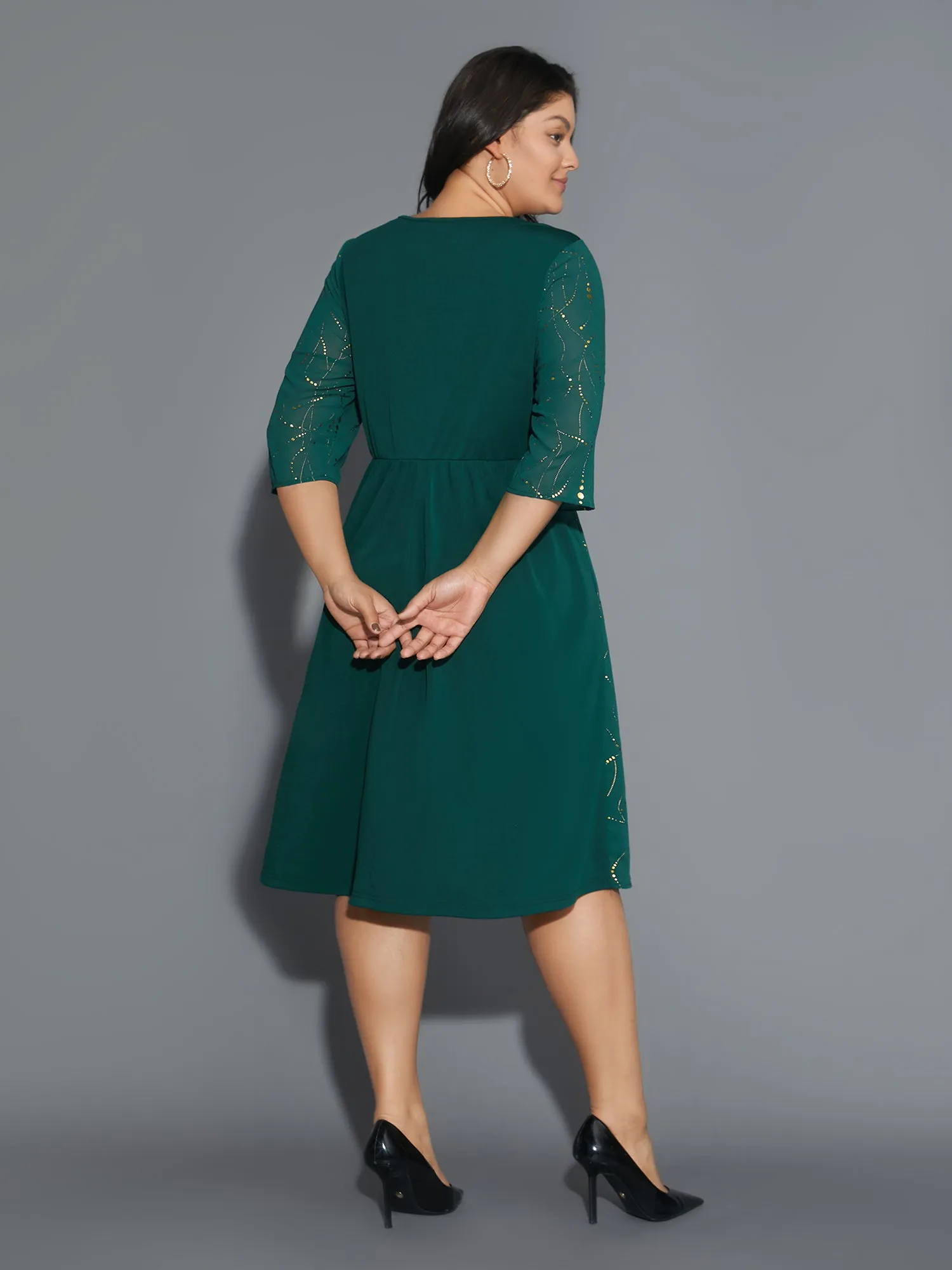 Glitter 2-In-1 Layered Dress sold by Bloomchic product image thumbnail 5