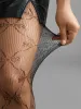 Openwork Bow Decor Fishnet Stockings sold by Bloomchic