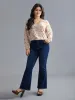 V Neck Ditsy Floral Contrast Webbing Blouse sold by Bloomchic