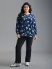 Crew Neck Floral  Print  Sweatshirt sold by Bloomchic