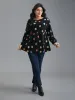 Multi-Color Floral Textured Stretchy Knit Top sold by Bloomchic