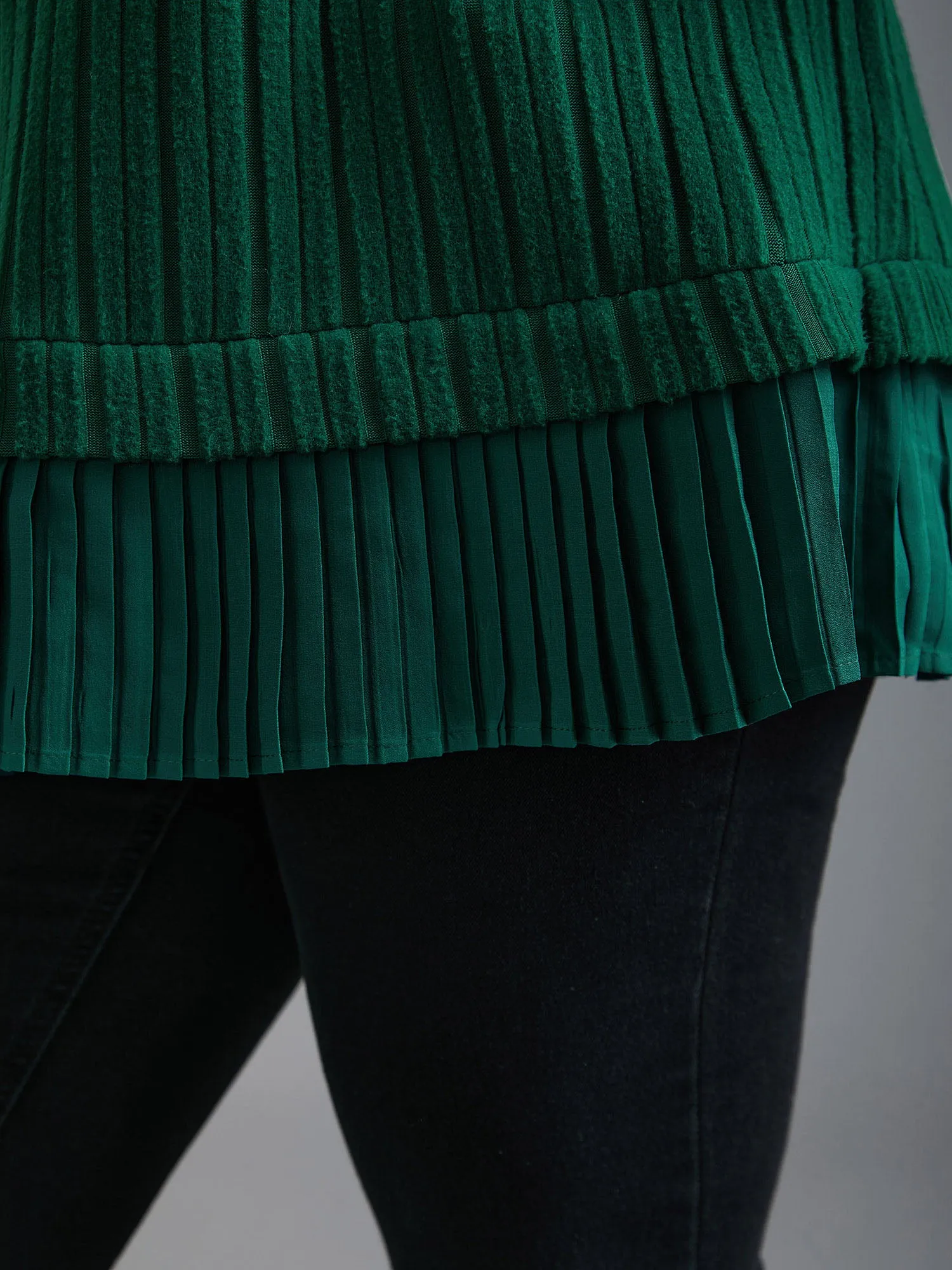 Crew Neck Plain Pit Strip T-Shirt sold by Bloomchic product image thumbnail 2