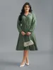 Shirt Collar Tie-Waist Drop Dress sold by Bloomchic