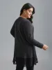 Lace Scalloped Open Front Cardigan sold by Bloomchic