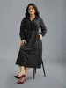 Shirt Collar Colored Polka Dot Dress sold by Bloomchic