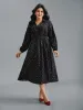 Shirt Collar Colored Polka Dot Dress sold by Bloomchic