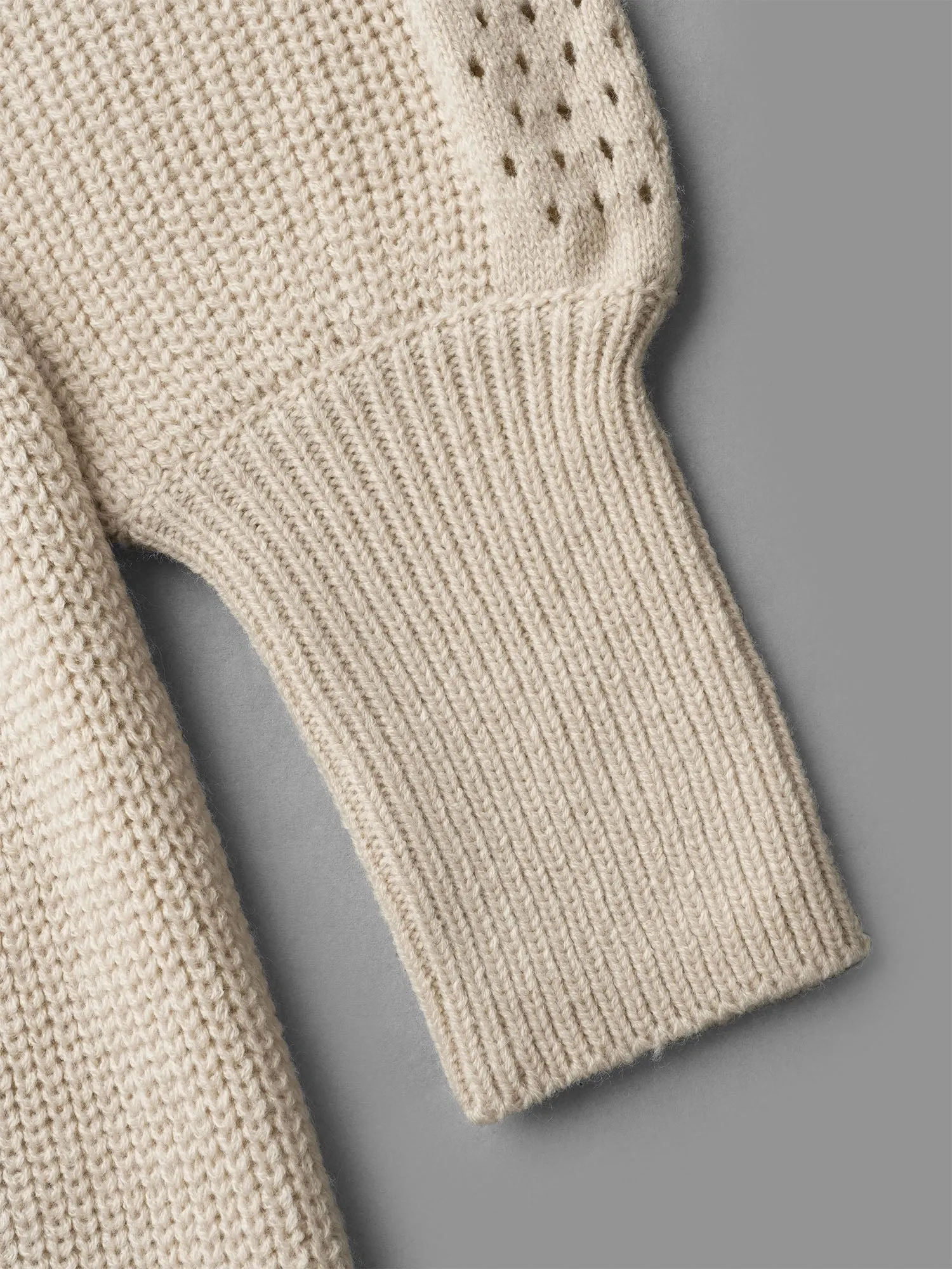 Solid Dolman Sleeve Cable Knit Dress sold by Bloomchic product image thumbnail 5