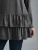 Round Neck Tiered Ruffles Hem T-Shirt sold by Bloomchic
