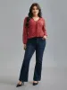 V-Neck Polka Dot Ruffled Blouse sold by Bloomchic