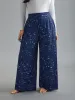 Celestial Print Stretchy Waist Lounge Bottoms sold by Bloomchic