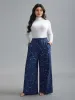 Celestial Print Stretchy Waist Lounge Bottoms sold by Bloomchic