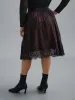 Floral Crochet Lace Mesh Stretchy Skirt sold by Bloomchic