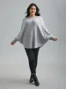 Cable Knit Dolman Sleeve Curved Hem Pullover sold by Bloomchic