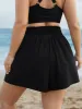 Shirred Pocket Elastic Waist Swim Bottom sold by Bloomchic