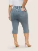 Vintage Elastic Waist Split Side Pull-on Jegging Jeans sold by Bloomchic