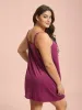 Crochet Lace Mesh Contrast Sleep Dress sold by Bloomchic