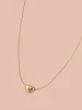 Gold-Tone Heart Necklace sold by Bloomchic