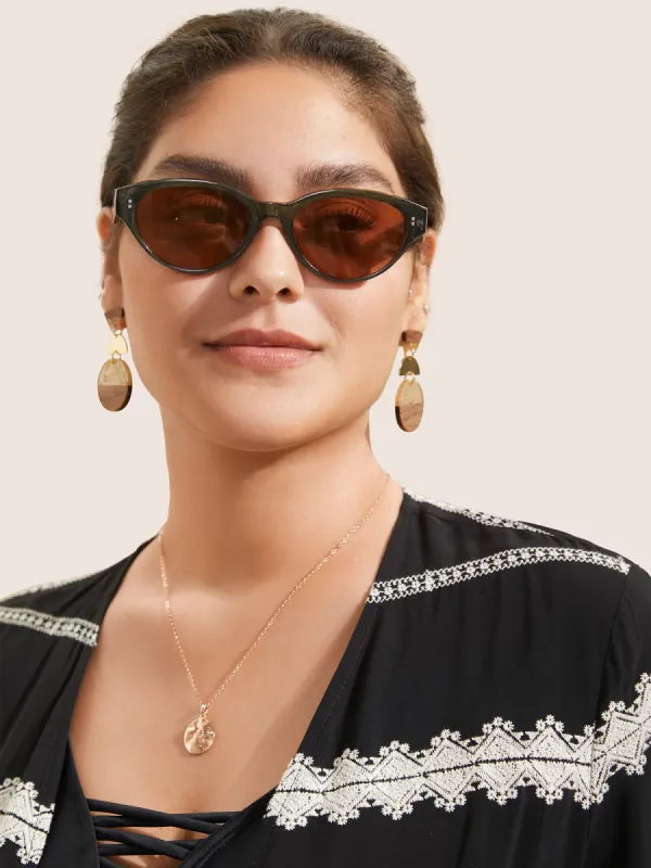 Brown Lens UV Protection Glasses Eyewear sold by Bloomchic