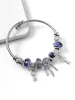 Fashionable Rhinestone Key Decor Charm Bracelet sold by Bloomchic
